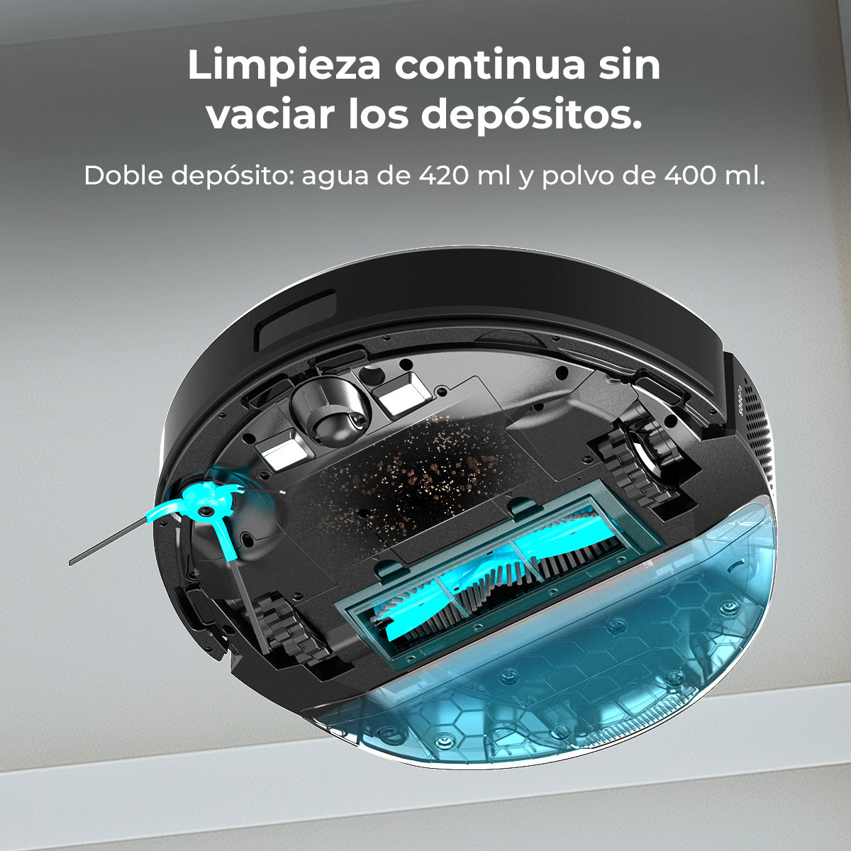Cecotec Conga M50 Robot Aspirateur Laser Carte Interactive Nettoyage Personnalisé Intelligent