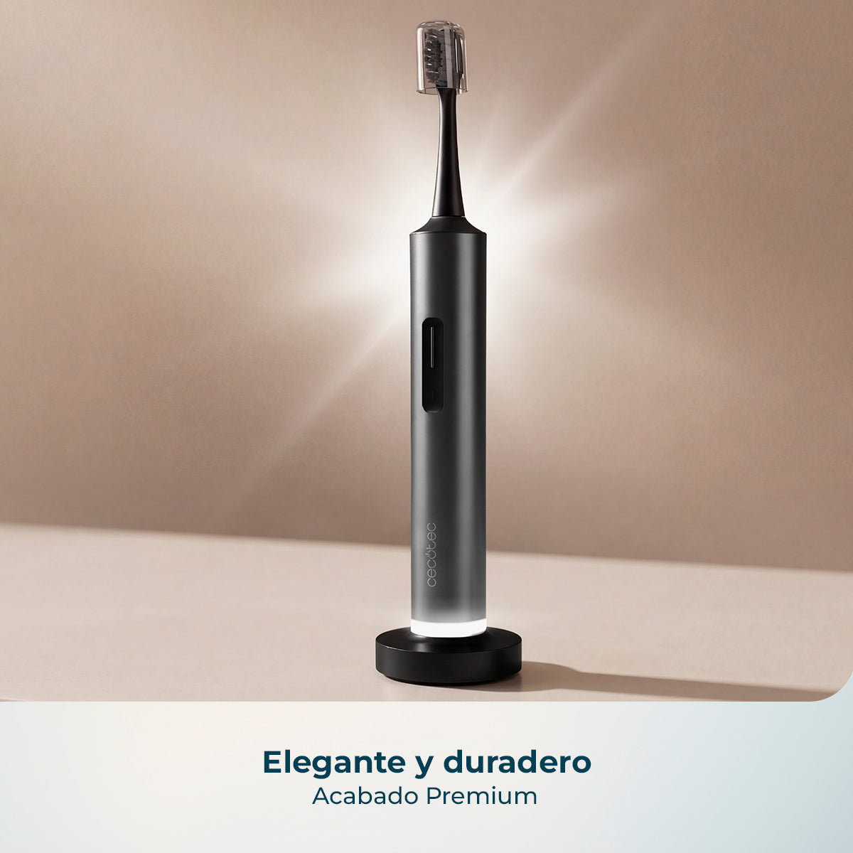 Cecotec ToothCare WhiteTeeth Premium Cepillo Eléctrico Luz Azul Integrada Recargable Cabezales Intercambiables