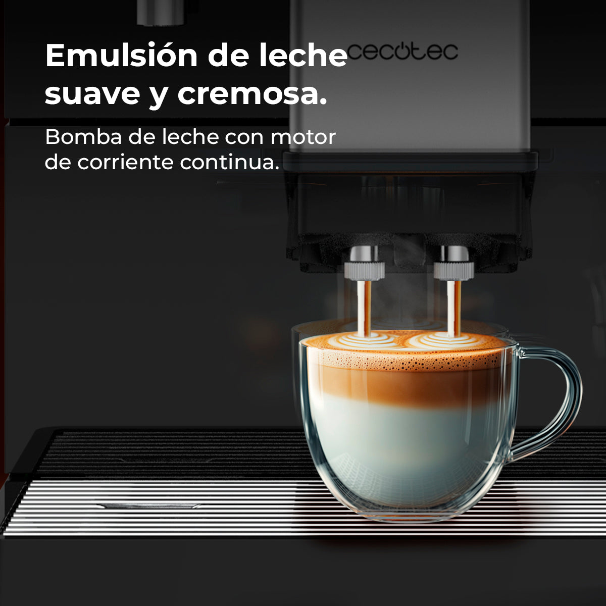 Cecotec Cremmaet Lounge Maquina de Café Superautomatico para Oficina con 35 Bebidas y Opcion DIY