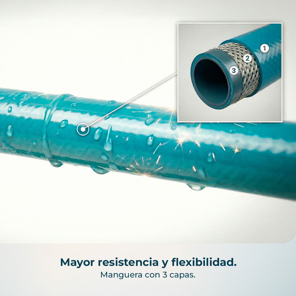 Cecotec HydroShell 200 Pro Tuyau Rétractable 20 m avec Technologie SlowReturn pour jardins petits et moyens