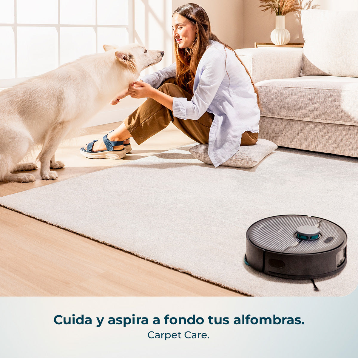 Cecotec Conga X70 Robot Aspirateur avec IA et Laser Eye pour Cartographie Précise et Navigation Intelligente