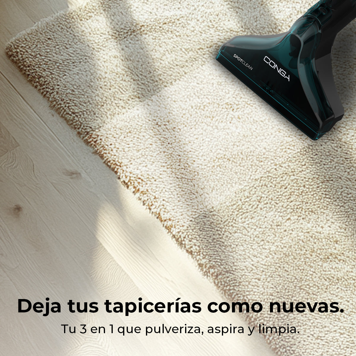 Cecotec Conga 6000 Carpet et Spot Clean XXL Advance Nettoyeur de Tapisseries 3 en 1 600 W