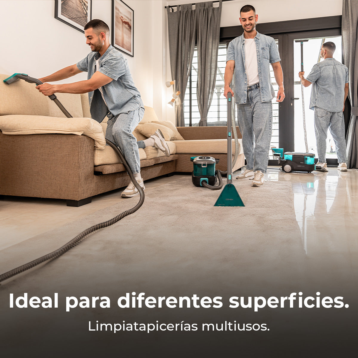 Cecotec Conga CarpetClean 10000 EasyHome Limpiatapicerías Trineo 800 W Potencia