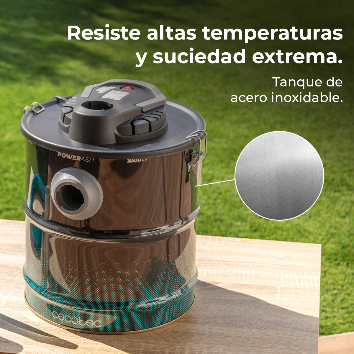 Cecotec Conga Ash 3000 Home Aspirapolvere per Cenere 1000W 15kPa