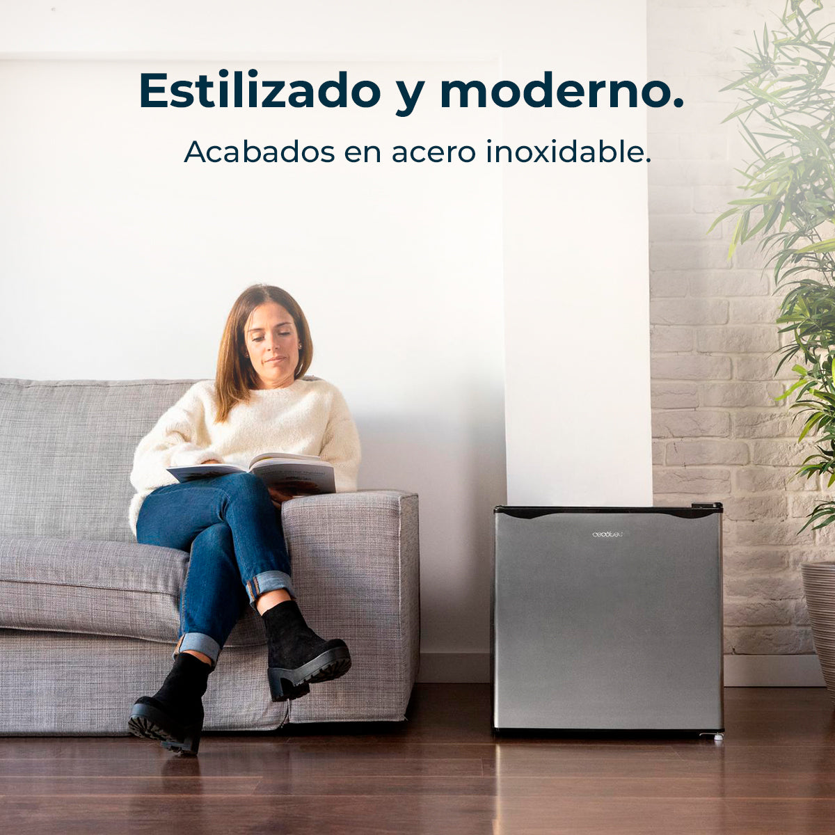 Cecotec GrandCooler Nevera 46L Inox E