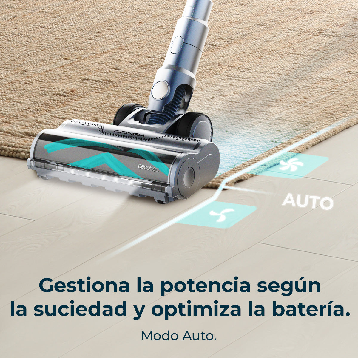 Cecotec Conga Rockstar RS70 Pet Flex Aspirador 500 W 150 AW Com Acessórios Pro Para Animais