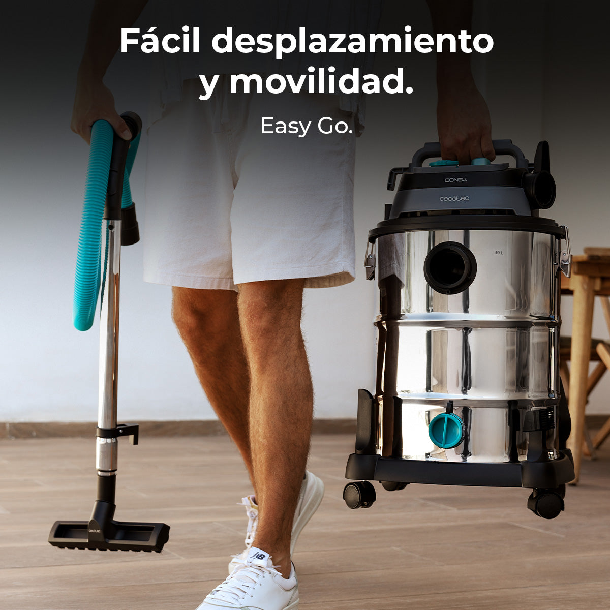 Aspiradora Cecotec Conga Rockstar Wet Dry 1600W 30L