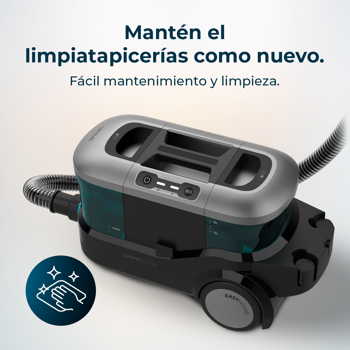 Cecotec Conga CarpetClean 10000 EasyHome Limpiatapicerías Trineo 800 W Potencia