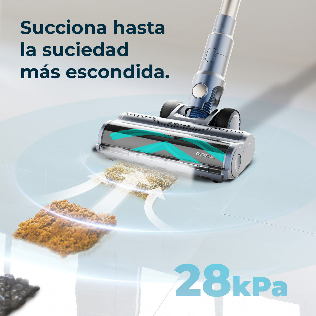 Cecotec Conga Rockstar RS70 Pet Flex Aspirador 500 W 150 AW Com Acessórios Pro Para Animais