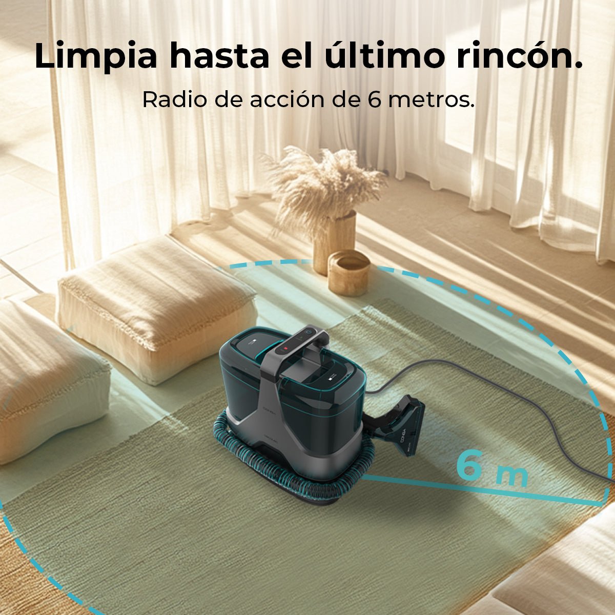 Cecotec Conga 6000 Carpet et Spot Clean XXL Advance Nettoyeur de Tapisseries 3 en 1 600 W