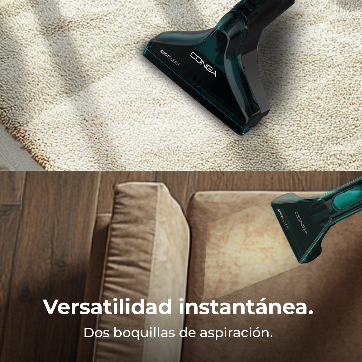 Cecotec Conga 6000 Carpet et Spot Clean XXL Advance Nettoyeur de Tapisseries 3 en 1 600 W