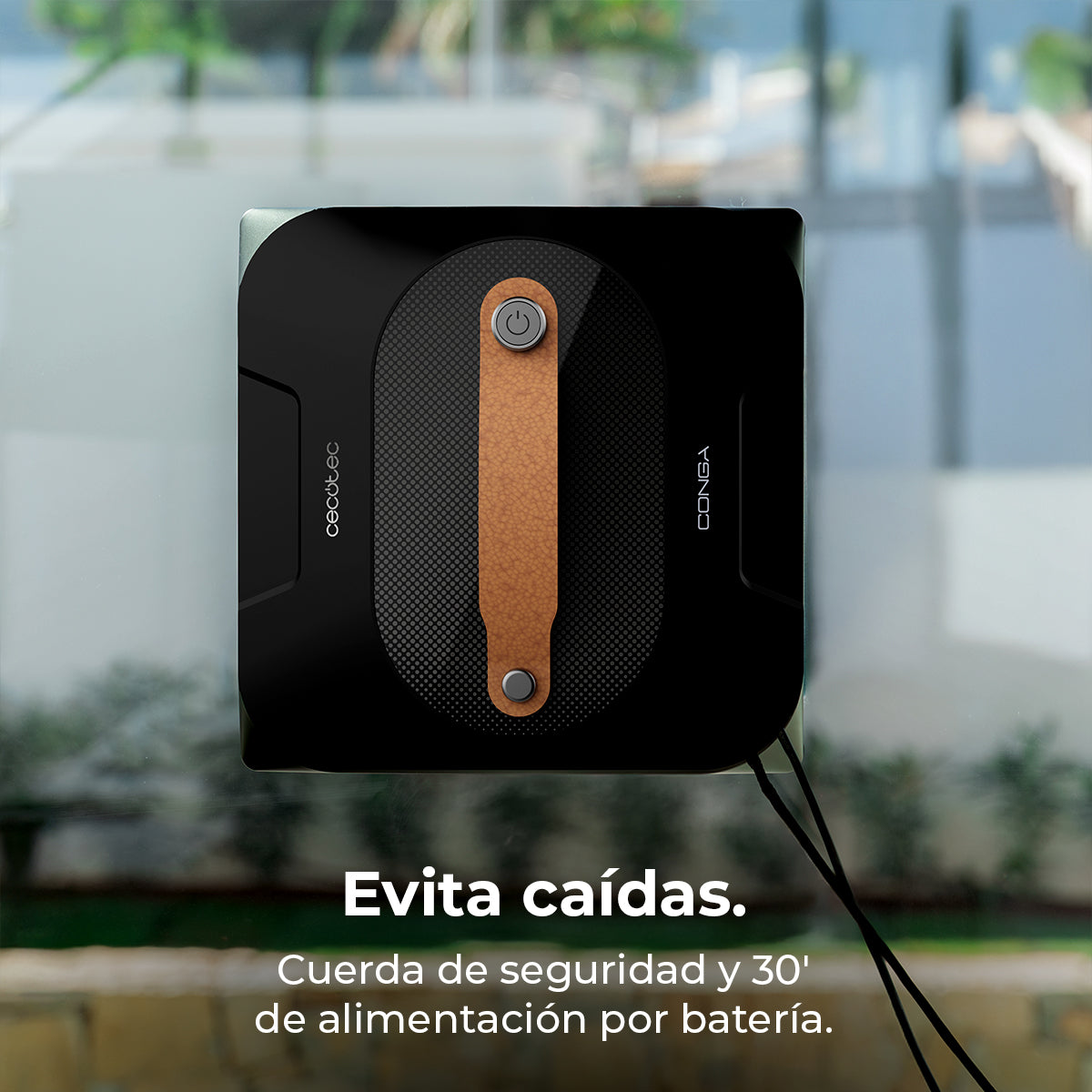 Cecotec Conga Windroid 1390 Fensterreinigungsroboter Doppelsprühfunktion App-verbunden