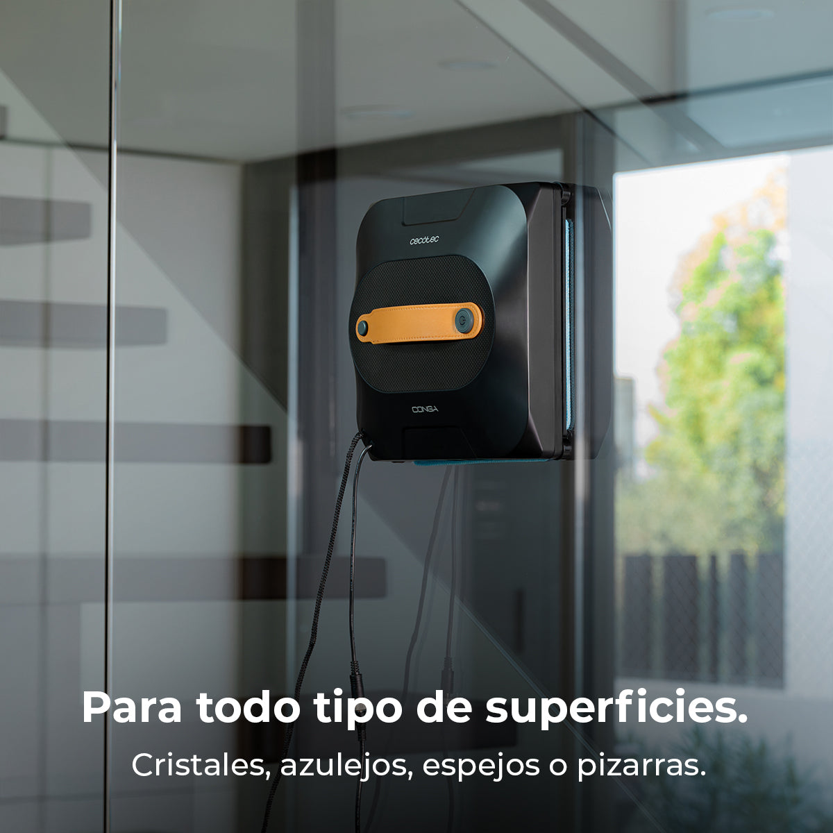 Cecotec Conga Windroid 1390 Fensterreinigungsroboter Doppelsprühfunktion App-verbunden