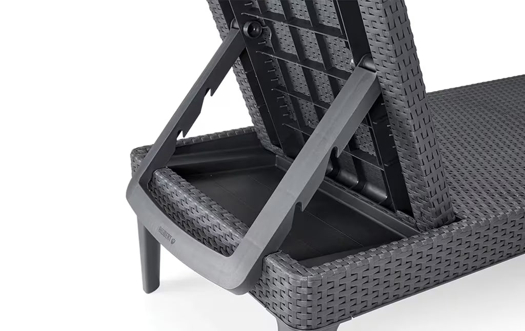Keter - Tumbona de exterior Jaipur grafito