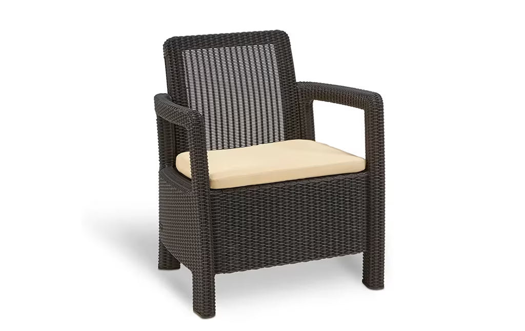 Keter - Ensemble d'extérieur Tarifa Balcony marron 2 places