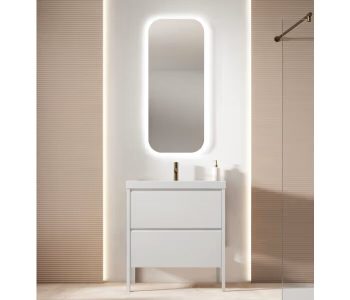 Mueble de baño Visobath Icon 2 cajones, con patas