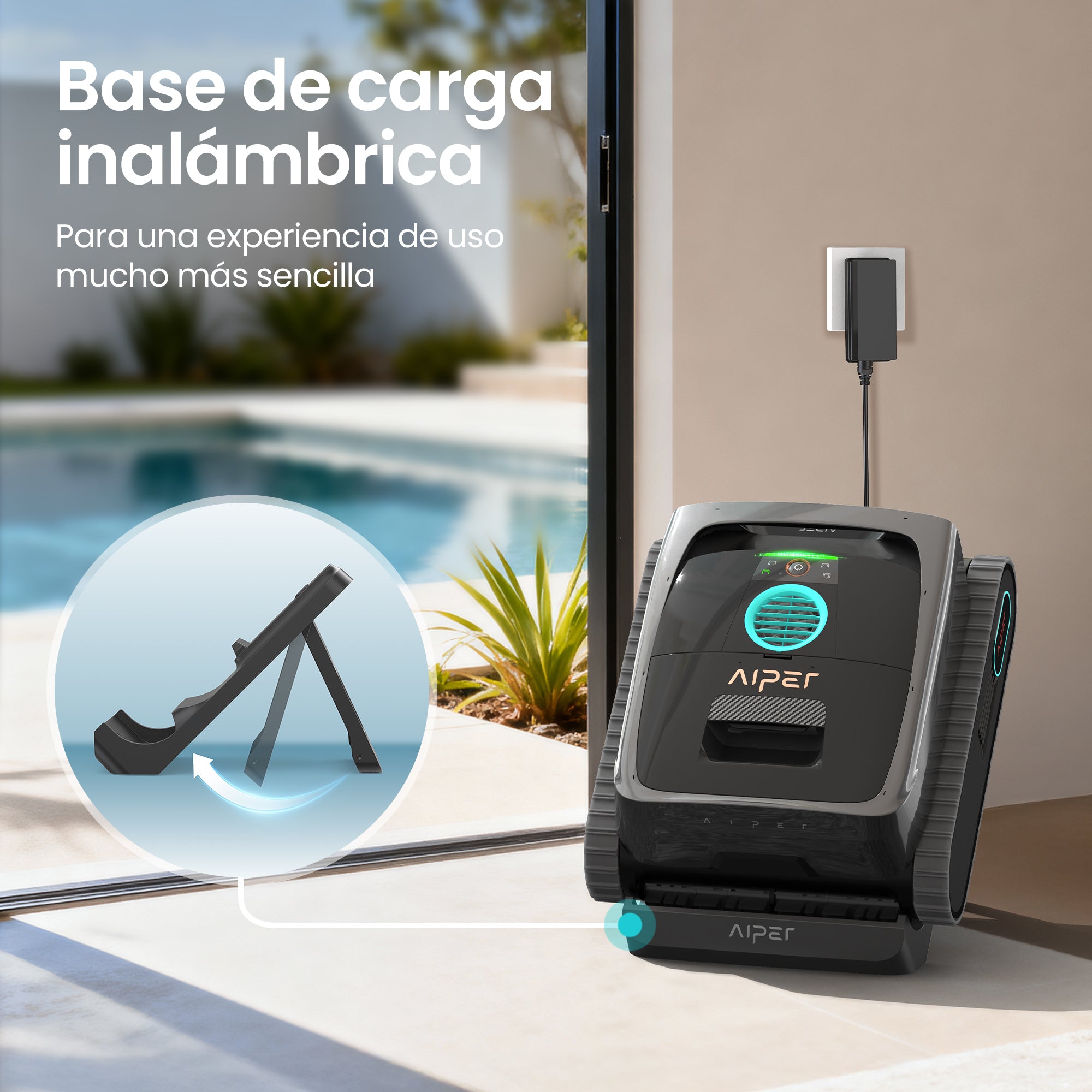 Aiper Scuba V3 Robô Aspirador de fundo de piscina a bateria sem fios