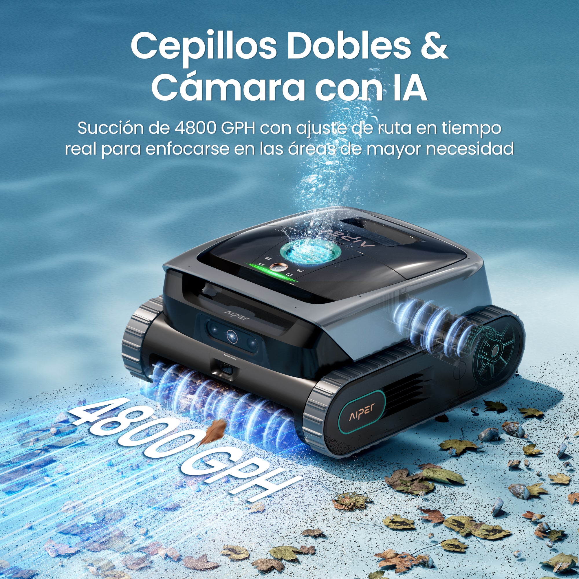 Aiper Scuba V3 Robô Aspirador de fundo de piscina a bateria sem fios