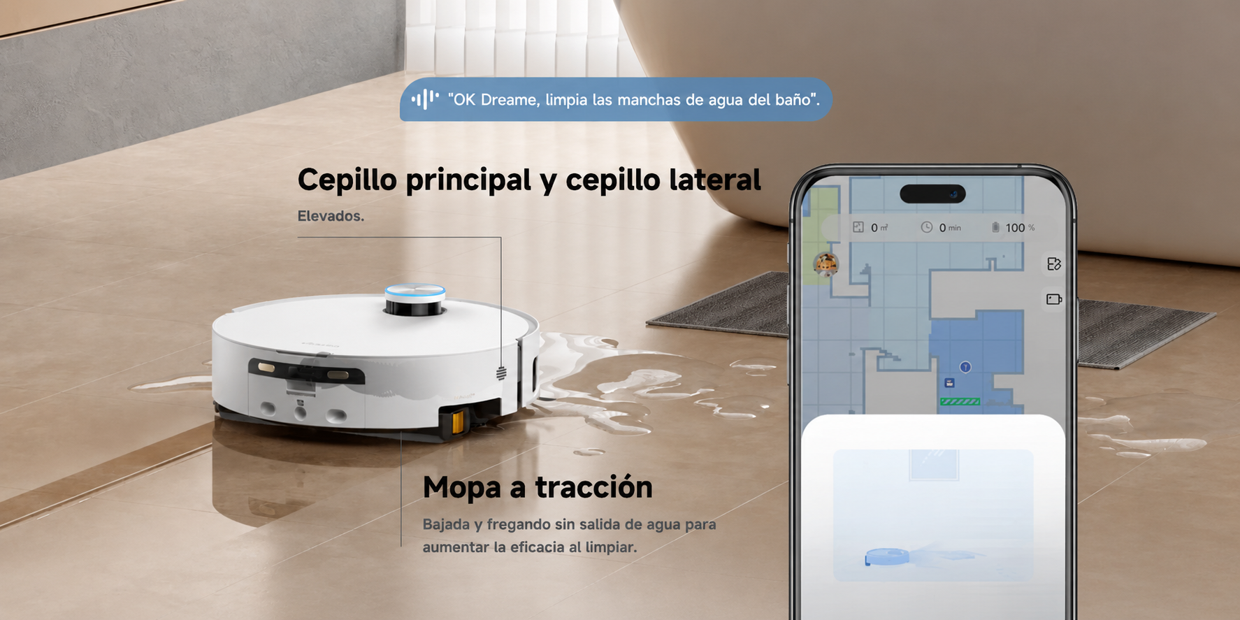 Lascia pulite e asciutte le stanze con macchie di liquidi