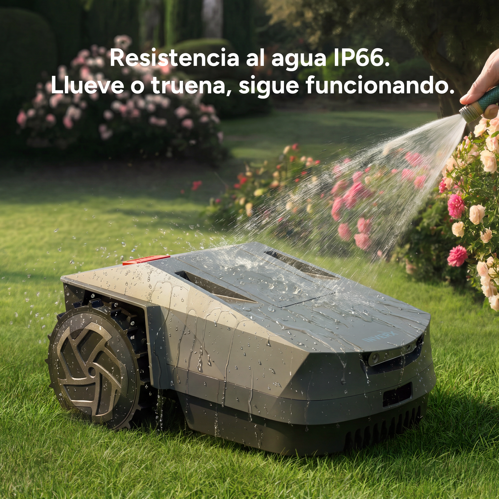 iGarden Z4 Robot Cortacésped Inteligente sin Cable Inver X Serie Z — RTK + IA, hasta 1500 m²