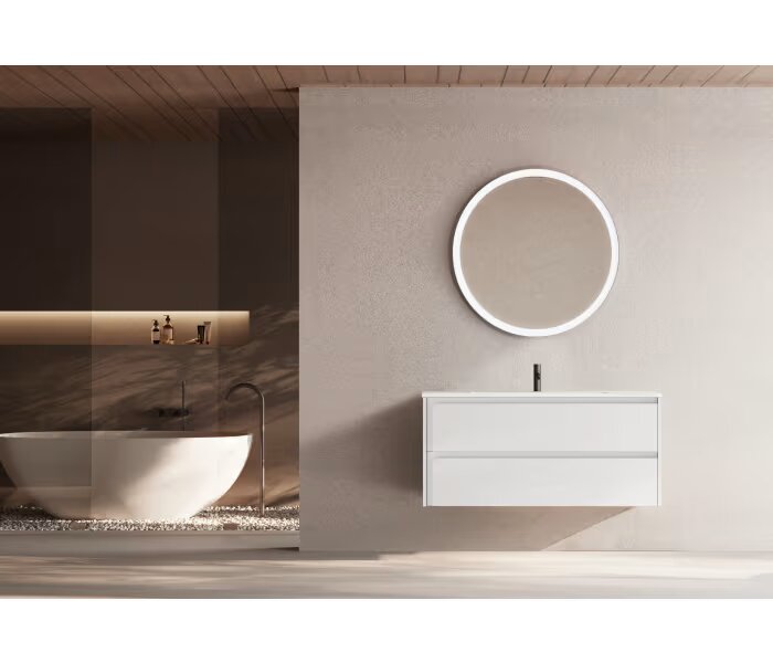 VISOBATH BATHROOM FURNITURE 2 drawers, suspended, monocolor