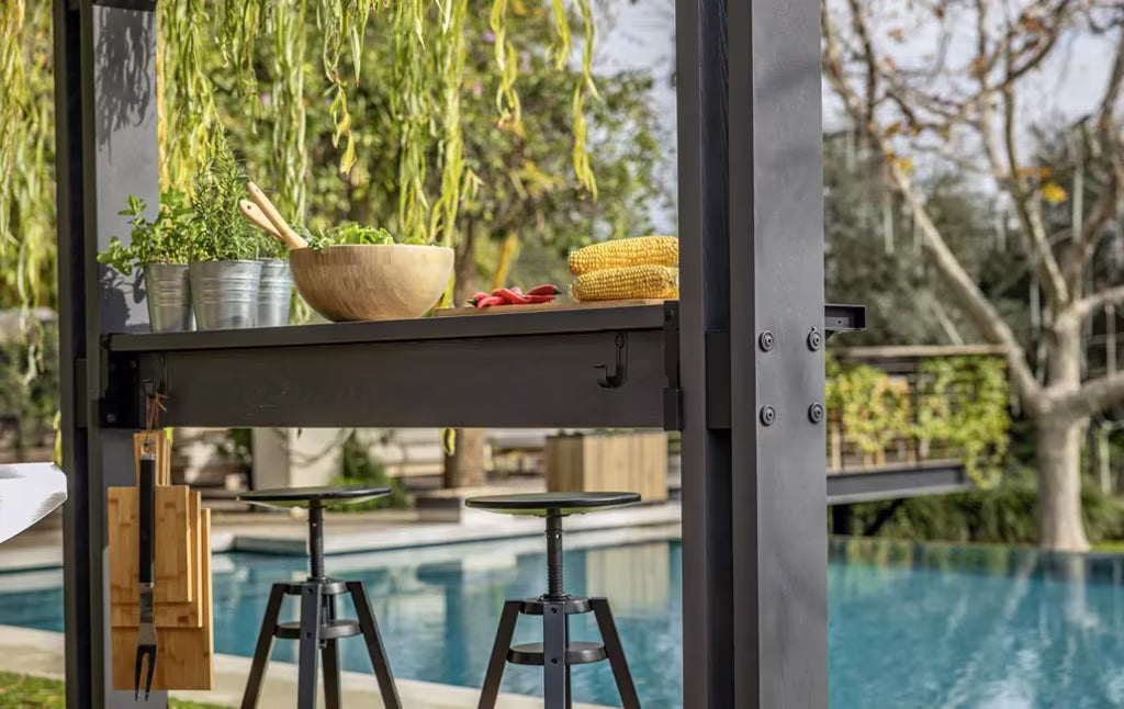 Keter - Gazebo Grill Signature marron