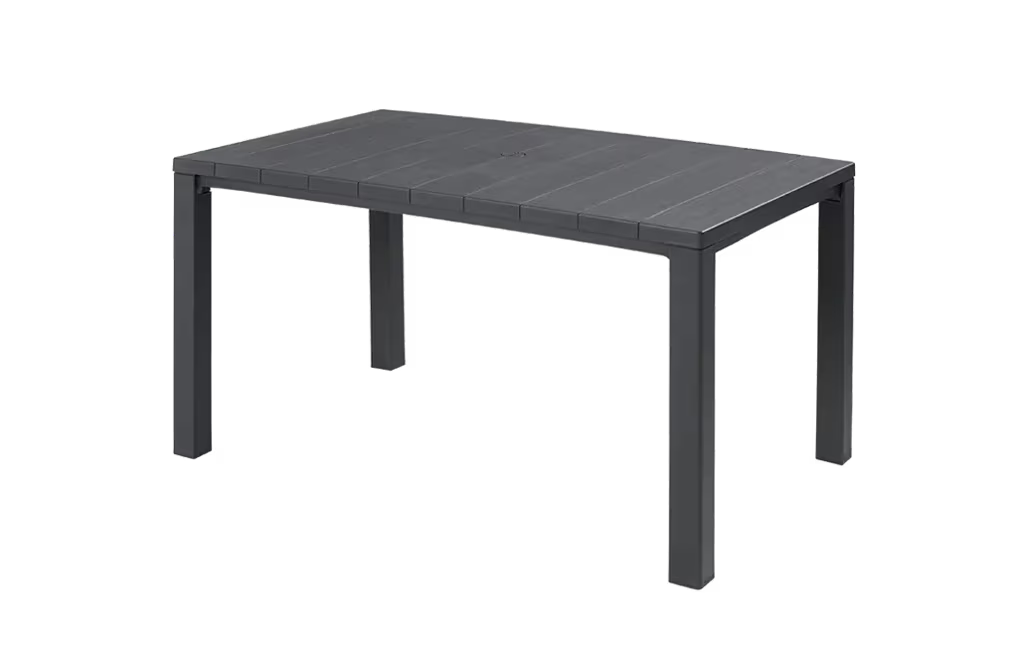 Keter - Mesa de comedor de exterior Julie grafito