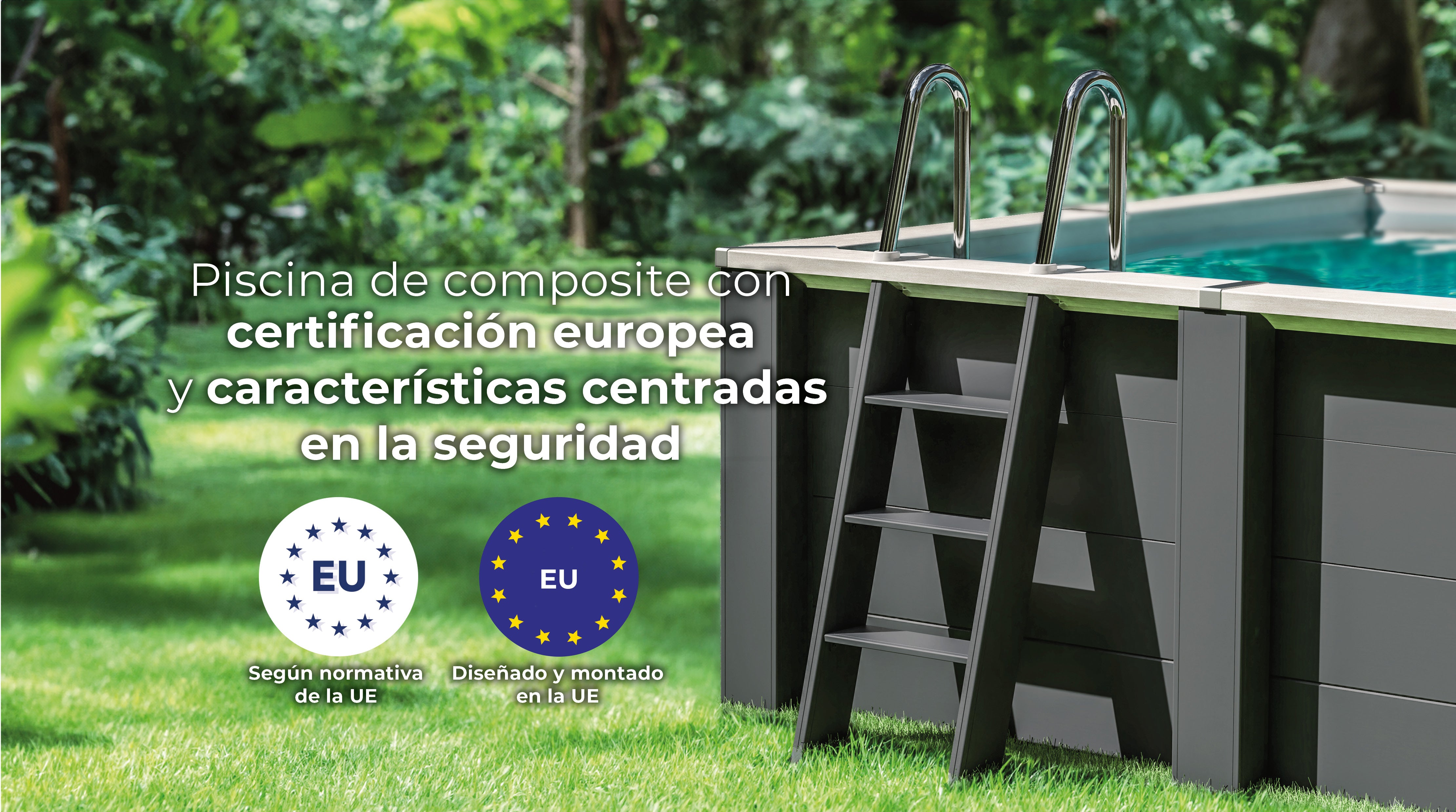 Gre Verhoogd Rechthoekig Composietzwembad KPCOR60T – BricoandPool