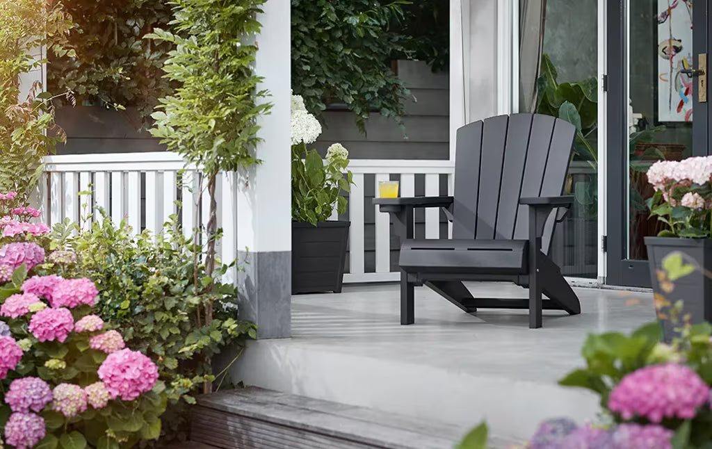 Keter - Sedia da esterno Alpine Adirondack grafite
