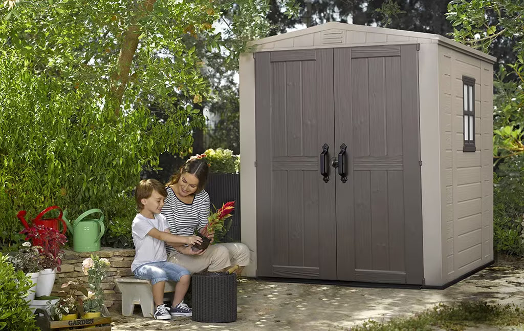 Keter - Cabane d'extérieur Factor 6x6 marron/beige