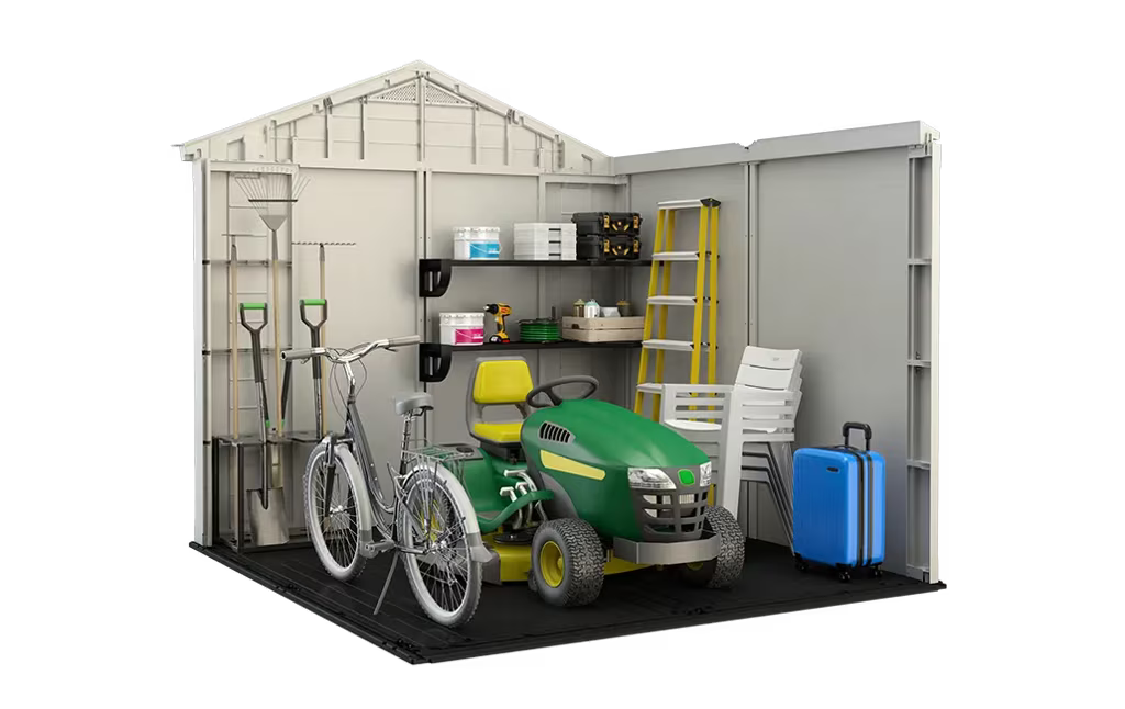 Keter - Cabane d'extérieur Factor 8x8 marron/beige