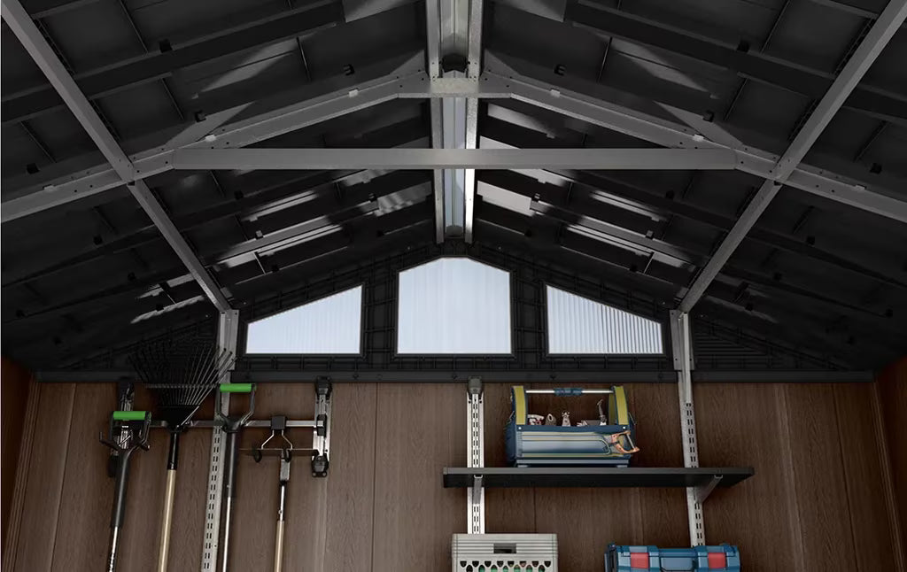 Keter - Caseta de exterior Stronghold 10x8 marrón