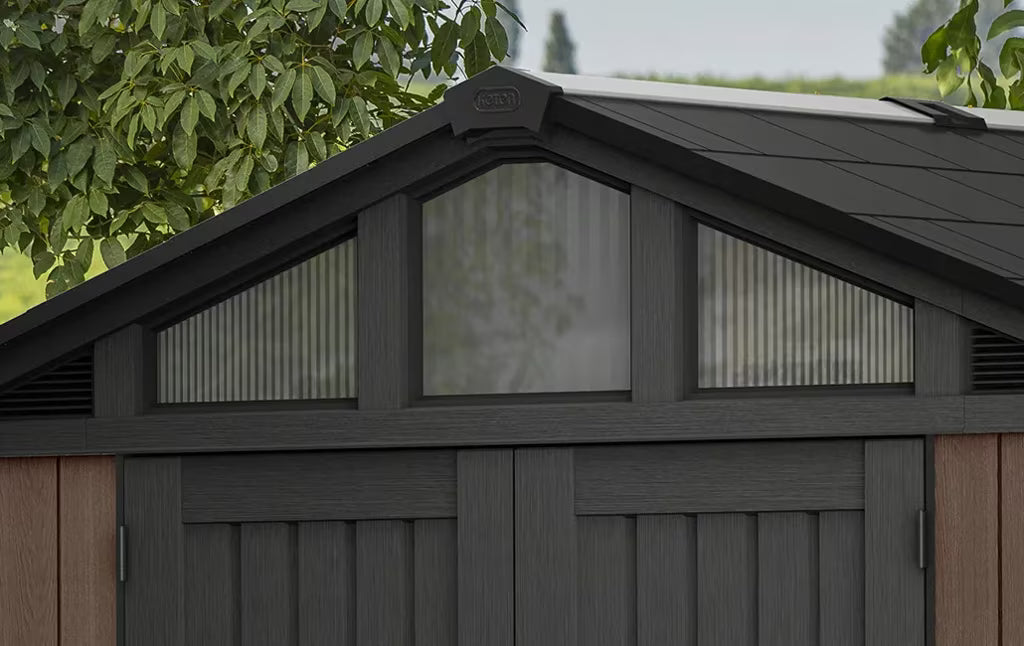 Keter - Caseta de exterior Stronghold 10x8 marrón