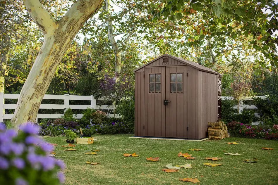 Keter - Cabane d'extérieur Darwin 6x6 marron