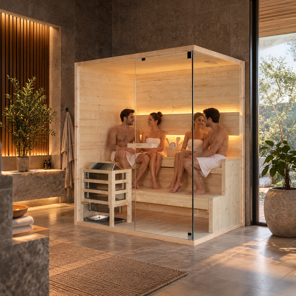 Sauna Finlandesa para Casa 3-4 Personas