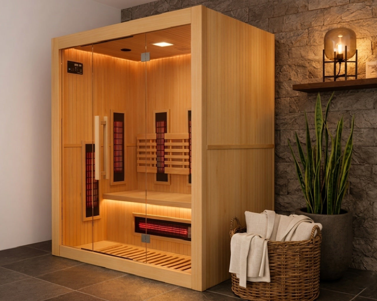Poolstar - Sense Sauna a infrarossi per 2 persone