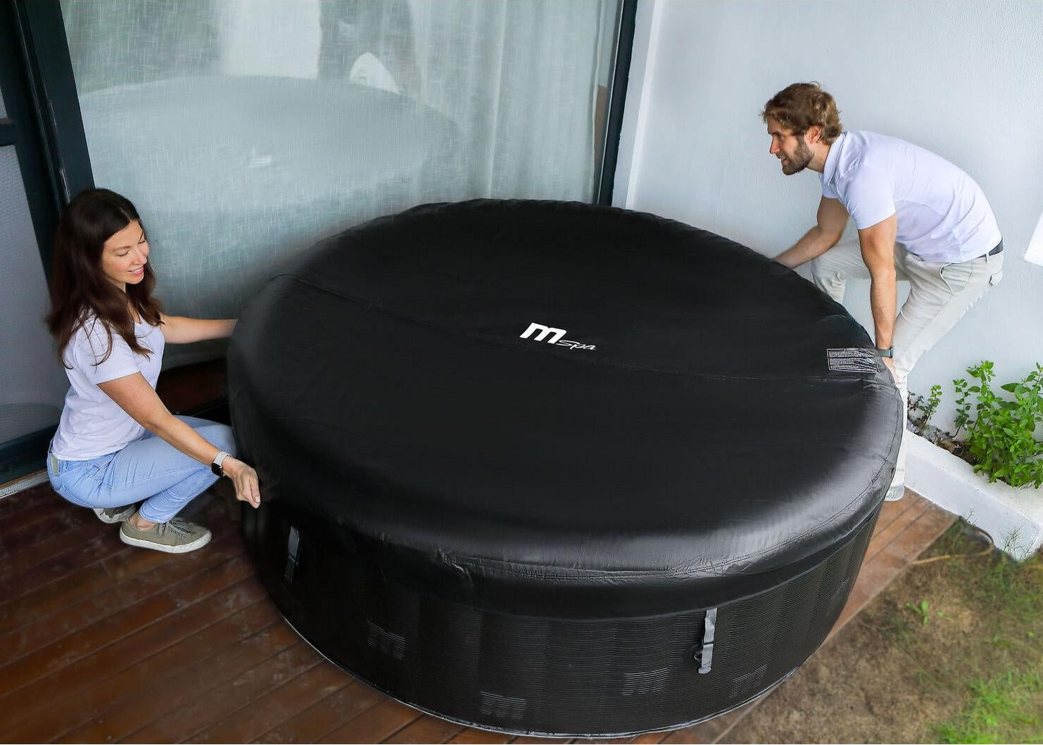 Mspa - Spa rigido quadrato Oslo Plus 4-6 persone