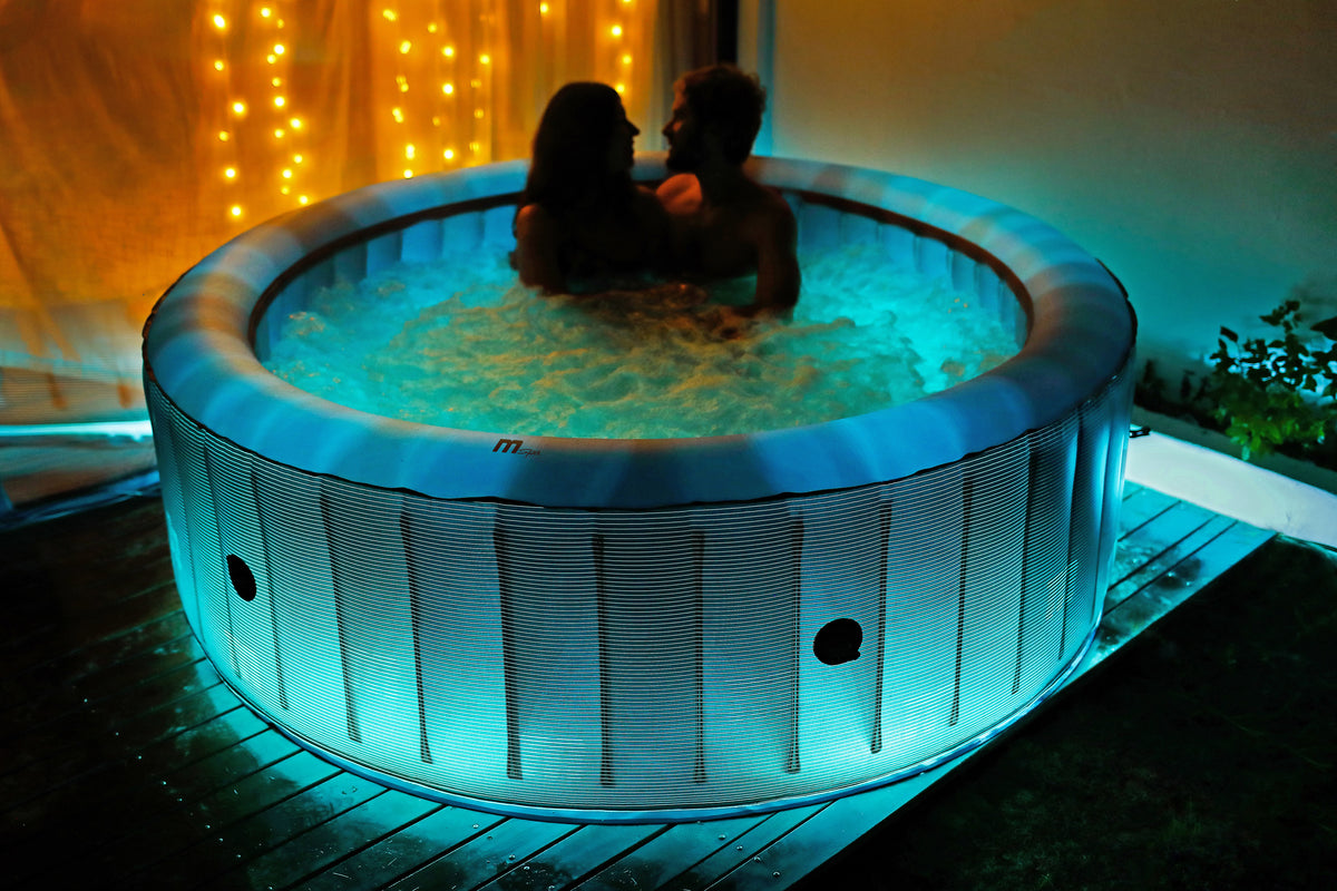 MSpa – Aufblasbarer Whirlpool runder Starry für 4–6 Personen