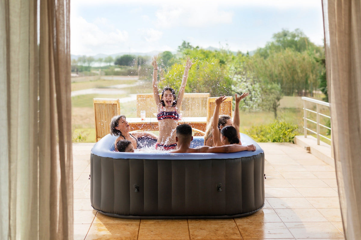 MSpa – Vierkante opblaasbare spa Tekapo voor 4 personen