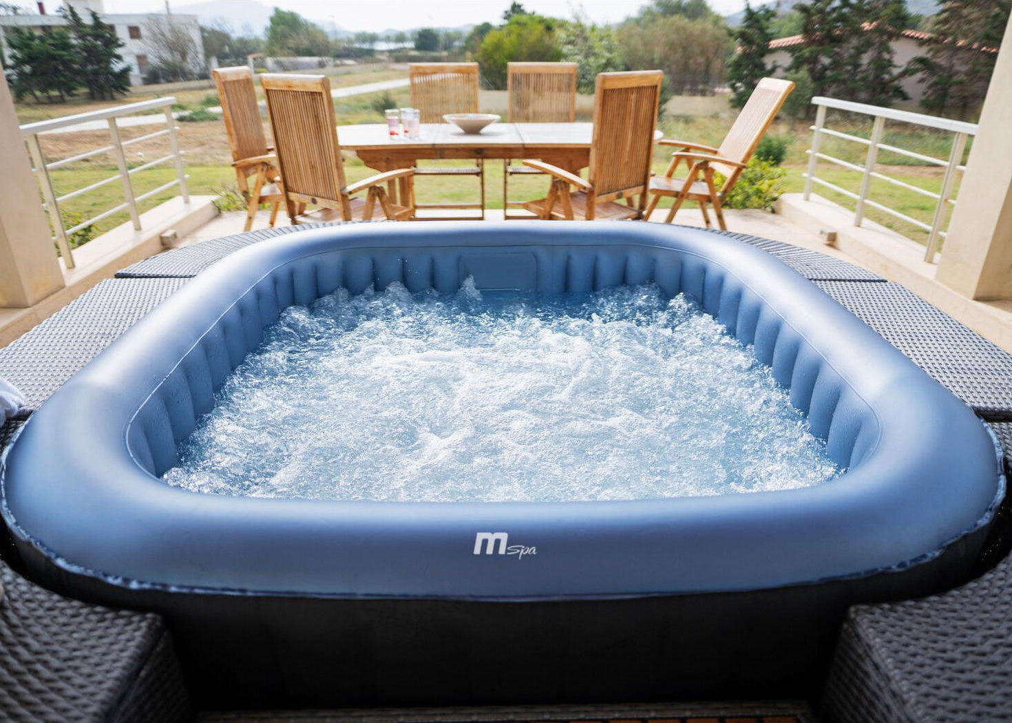 Mspa - Spa rigido quadrato Oslo Plus 4-6 persone
