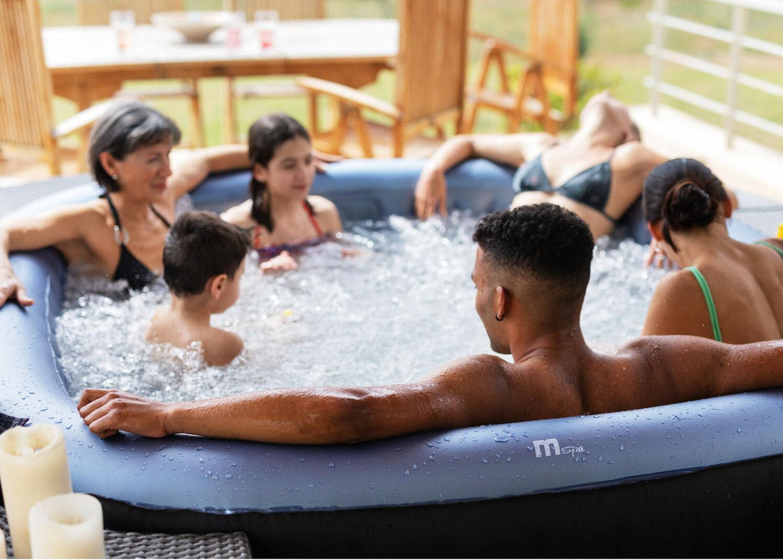 1. Hidromasaje con burbujas para una relajación compartida