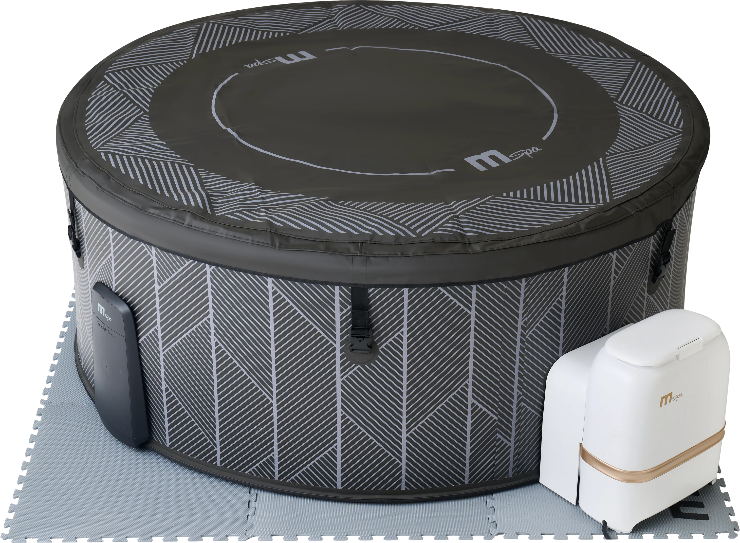 MSpa - Spa hinchable redondo Mono Nox Eco 6 personas