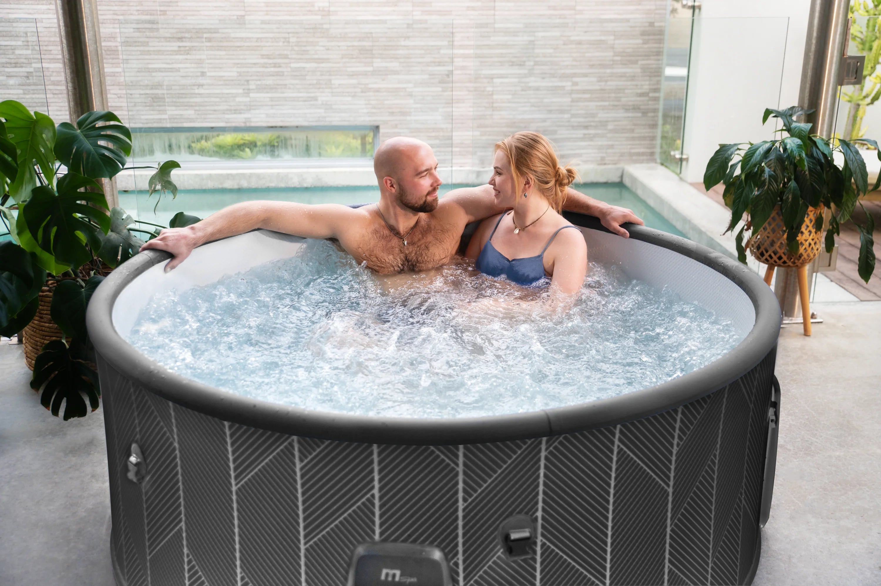 MSpa - Spa hinchable redondo Mono Nox Eco 6 personas