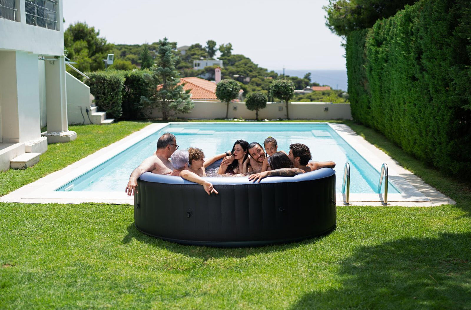 Mspa - Spa rigido quadrato Oslo Plus 4-6 persone