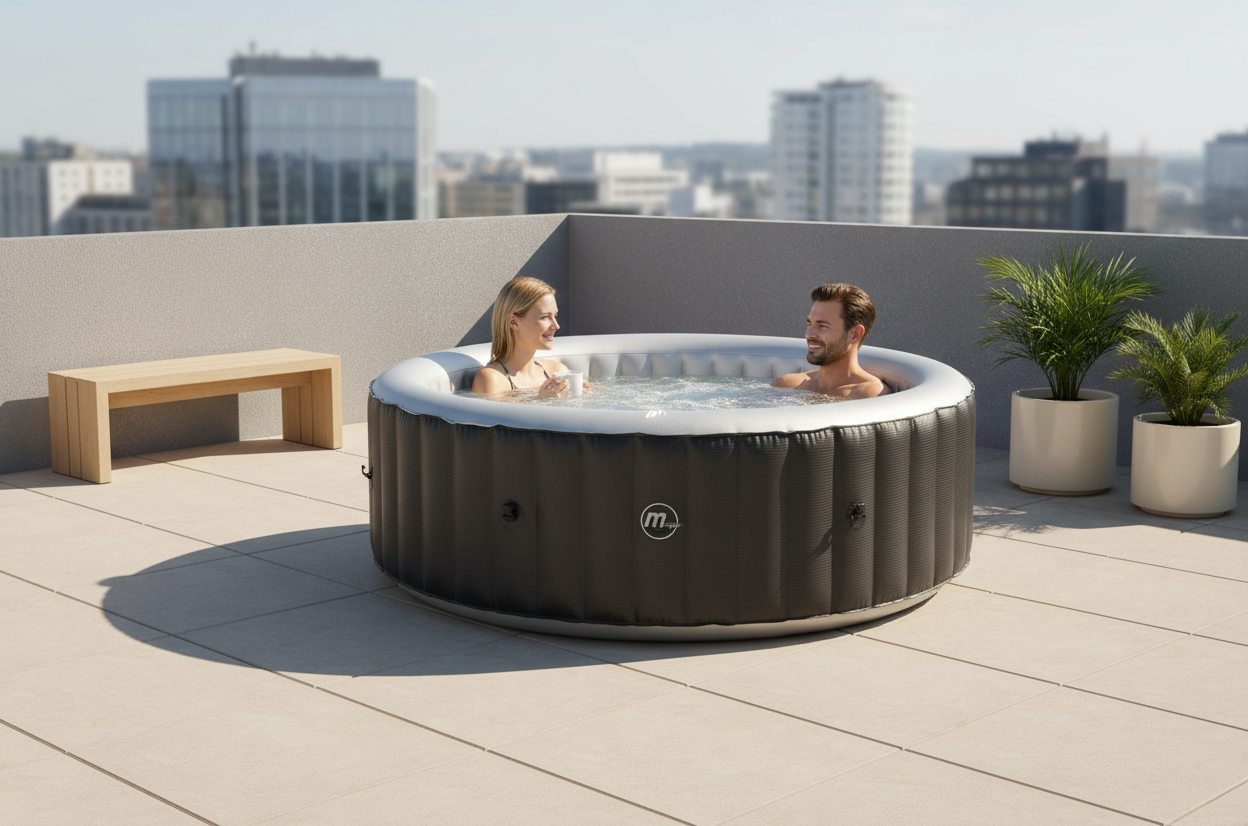 Mspa - Spa rigido quadrato Oslo Plus 4-6 persone