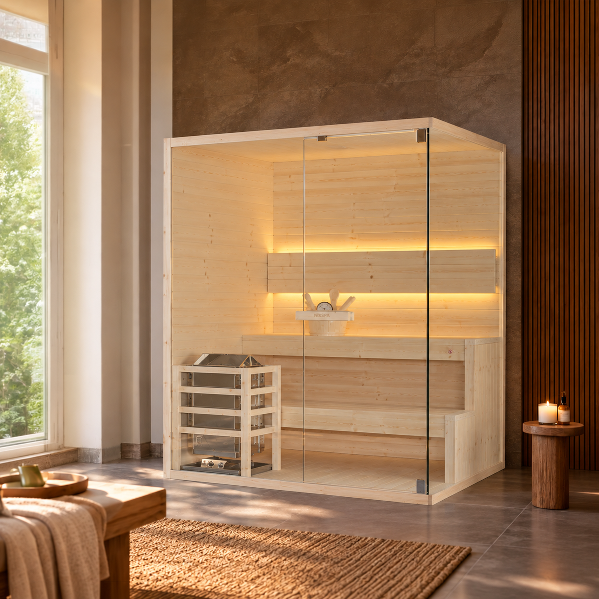 Sauna Finlandesa para Casa 3-4 Personas