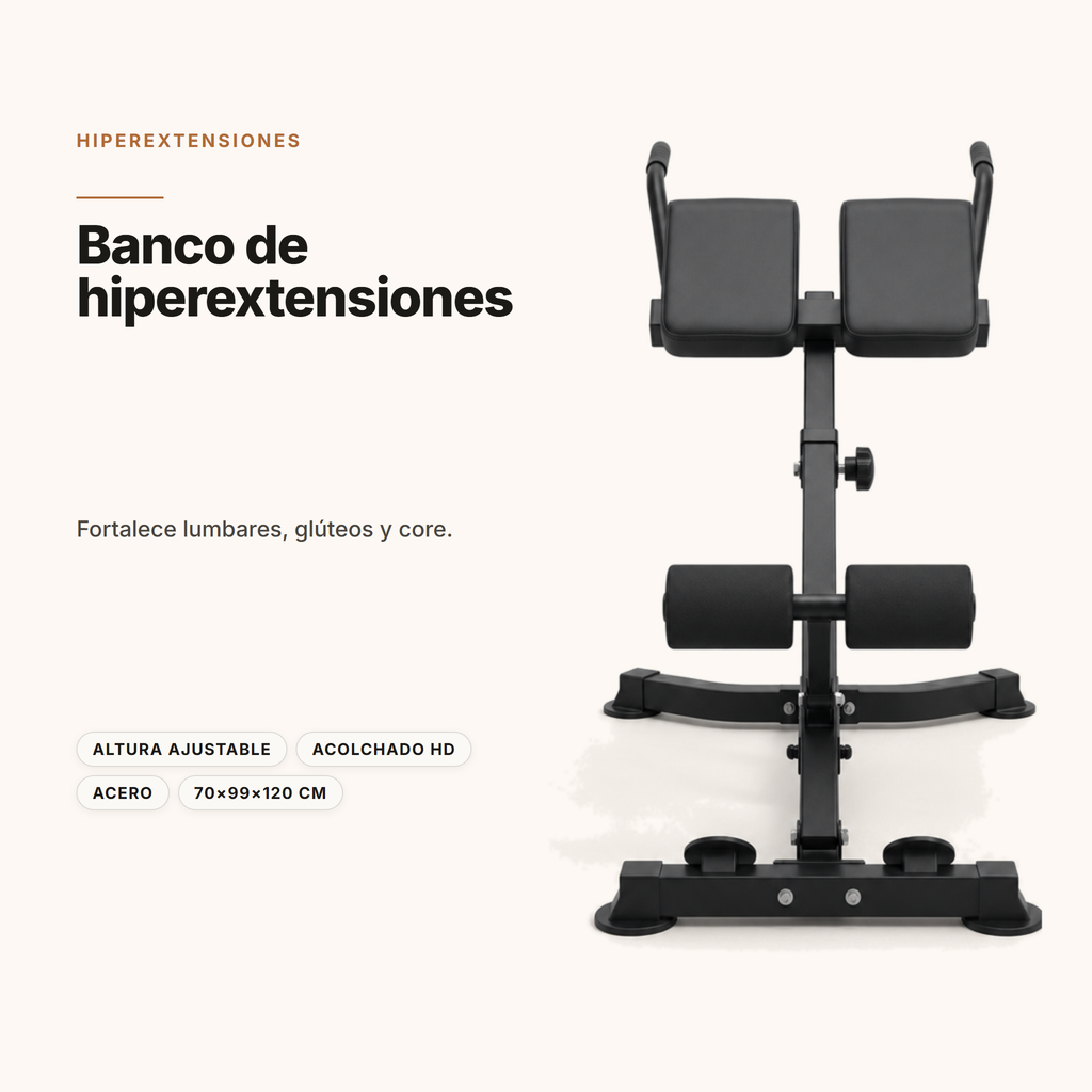 5-in-1 verstellbare Multifunktionsbank für Sit-ups, Hyperextension und Dips
