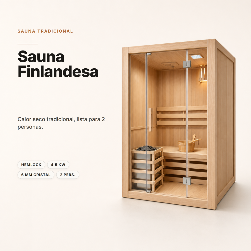 Sauna für 2 Personen