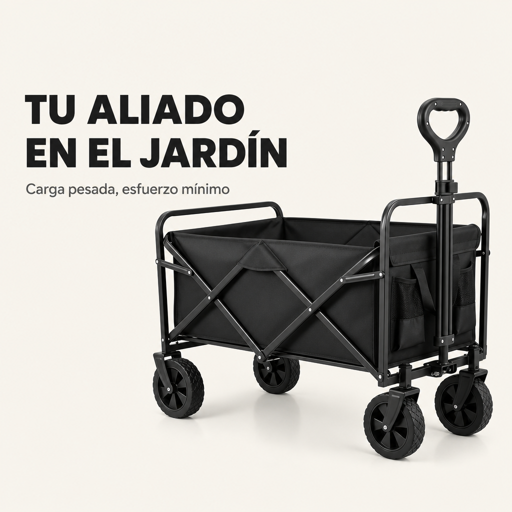 Carrello Pieghevole Fuoristrada con Capacità 75 Kg