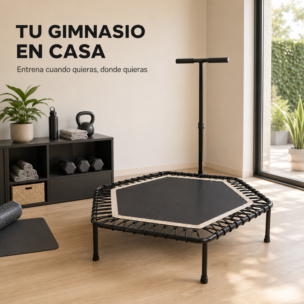 Trampoline de fitness 3 en 1 pliable